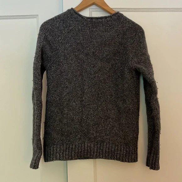 Lambswool dark gray sweater from L.L. Bean - Picture 4 of 4